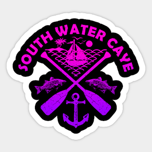 South Water Caye Beach, Belize, Boat Paddle Sticker